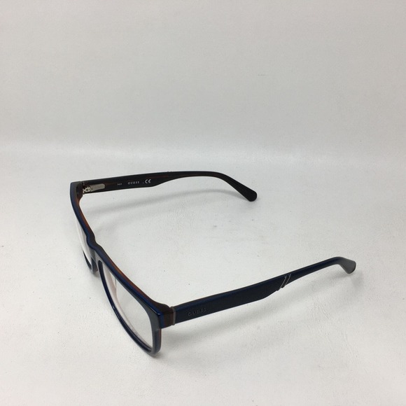 Guess GU 1943 Square Full Rim Designer Glasses, Men's Matte Blue 56-17-145 - Picture 11 of 14